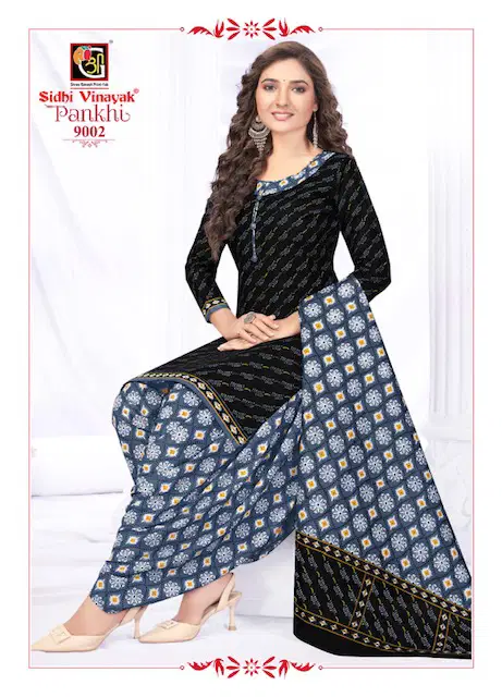 Pankhi Vol 9 By Siddhi Vinayak Printed Cotton Dress Material Wholesalers In Delhi